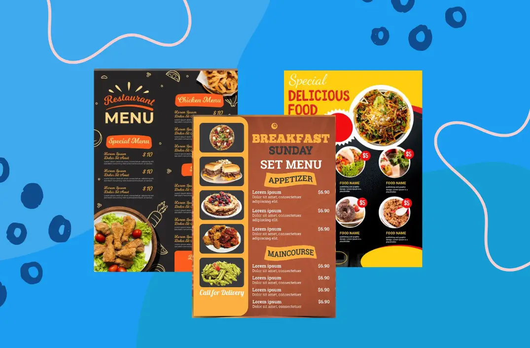 Menu Design Services in Ahmedabad